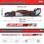 ARA7816 ARRMA 1/7 LIMITLESS 120 8S BLX SPEED MACHINE RTR w AVC-Cars & Trucks-Mike's Hobby