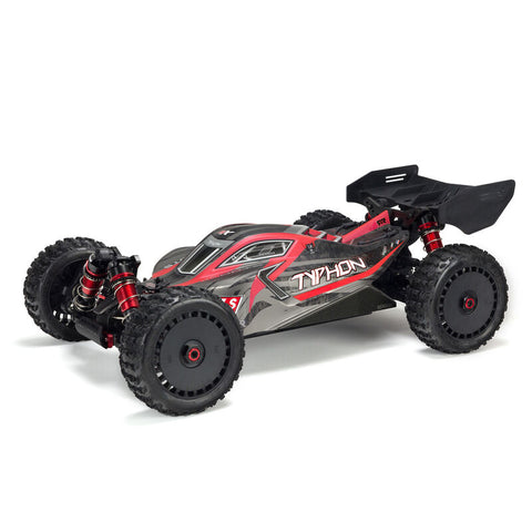 ARA8606V5 1/8 TYPHON 6S 4X4 RTR Brushless Buggy, Black-Cars & Trucks-Mike's Hobby