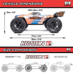 ARA8608V6 1/8 KRATON 6S 4X4 RTR Brushless Speed Truck V6-Cars & Trucks-Mike's Hobby