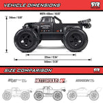 ARA8611V6 1/8 NOTORIOUS 6S V6 4X4 BLX Brushless Stunt Truck RTR-Cars & Trucks-Mike's Hobby