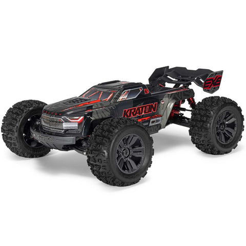 ARA8708V6T1 1/8 KRATON 6S EXB 4X4 RTR Brushless Speed Truck, BLACK-Cars & Trucks-Mike's Hobby