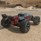 ARA8708V6T1 1/8 KRATON 6S EXB 4X4 RTR Brushless Speed Truck, BLACK-Cars & Trucks-Mike's Hobby