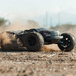 ARA8708V6T1 1/8 KRATON 6S EXB 4X4 RTR Brushless Speed Truck, BLACK-Cars & Trucks-Mike's Hobby