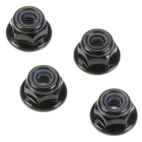 ARAC9810 AR708001 Flange Lock Nuts 4mm (4)-HARDWARE-Mike's Hobby