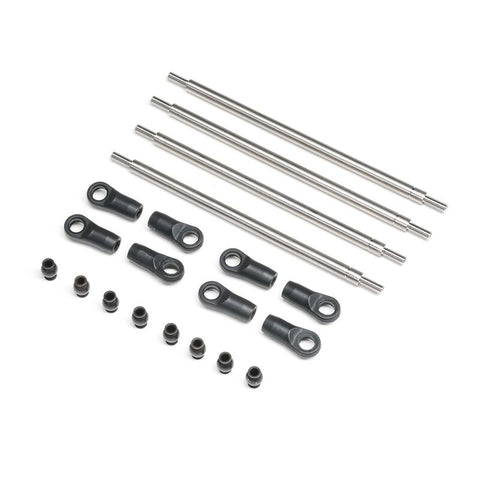 AXI-2205 Rear Upper/Lower Links Set, Titanium: AXP8-PARTS-Mike's Hobby