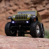 AXI00002V3 1/24 SCX24 Jeep Wrangler JLU 4X4 Rock Crawler Brushed RTR-1/24TH SCALE CRAWLER-Mike's Hobby