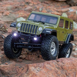 AXI00002V3 1/24 SCX24 Jeep Wrangler JLU 4X4 Rock Crawler Brushed RTR-1/24TH SCALE CRAWLER-Mike's Hobby