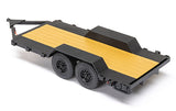 AXI00009 SCX24 Flat Bed Vehicle Trailer with LED Taillights:1/24th-PARTS-Mike's Hobby