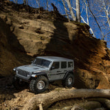 AXI03003BT1 Axial 1/10 SCX10 III Jeep JLU Wrangler 4X4 RTR Brushed Rock Crawler, Gray-Cars & Trucks-Mike's Hobby