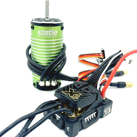 CSE010017105 Castle Creations MAMBA MICRO X2,16.8V, WP Sensored ESC & 1010-5600Kv Motor Combo-ESC AND MOTORS-Mike's Hobby
