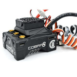CSE010017204 Castle Creations Cobra 8 6S 1/8 Scale Brushless Motor & ESC Combo (2200Kv) w/1515 V2 Sensored Motor (Limited Edition Gold)-ESC AND MOTORS-Mike's Hobby