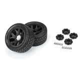 DTX564210 1/6 Bandito 2.0 F/R 5.7" Monster Truck Tires MTD 24mm Blk Ripper (2)-WHEELS AND TIRES-Mike's Hobby
