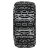 DTX565010 Duratrax 1/6 Brutus F/R 5.7" Monster Truck Tires MTD 24mm Black Ripper (2)-WHEELS AND TIRES-Mike's Hobby