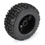 DTX565110 Duratrax 1/10 Brutus F/R 2.8" Monster Truck Tires MTD 12mm Black Ripper (2)-WHEELS AND TIRES-Mike's Hobby