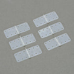 DUB118 DUBRO Hinge, Nylon, Small (6)-PARTS-Mike's Hobby