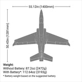 EFL17750 Viper 90mm EDF Jet BNF Basic with AS3X and SAFE Select-Planes-Mike's Hobby