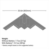 EFLU09050 Micro B-2 Spirit of America Twin 30mm EDF BNF Basic-Planes-Mike's Hobby