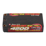 GEA42002S14D5 7.6V 4200mAh 2S 140C LiHV: 5.0mm Bullet redline 2.0-LiPo Battery-Mike's Hobby