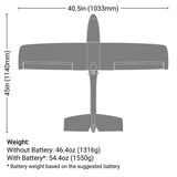 HBZ380002 HobbyZone AeroScout S 2 1.1m RTF Basic with SAFE and RealFlight-Planes-Mike's Hobby