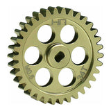 HRALMCB34HM05 Aluminum 34T Mod 0.5 Speed Run Spur Gear, 1/24 Losi Micro-B-PARTS-Mike's Hobby