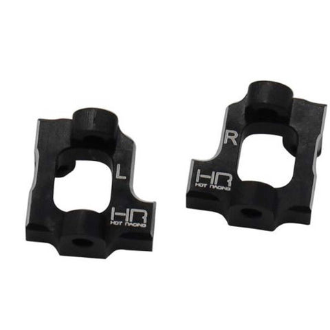 HRAMTT1901 Hot Racing Losi Mini-T 2.0 Aluminum 0° Caster Blocks (Black)-PARTS-Mike's Hobby