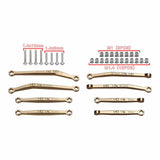 HRASXTY133H Hot Racing Brass No-Flex Link Set, 1/30 Axial SCX30-PARTS-Mike's Hobby