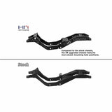 HRASXTY14X01 HOT RACING Aluminum 5° Break-Over Angle Chassis, 1/30 Axial SCX30-PARTS-Mike's Hobby