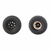 HRASXTY155H Hot Racing Brass 3.3g Wheel Weights, 1/30 Axial SCX30-PARTS-Mike's Hobby