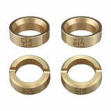 HRASXTY155H Hot Racing Brass 3.3g Wheel Weights, 1/30 Axial SCX30-PARTS-Mike's Hobby