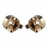 HRASXTY21H Hot Racing Brass 7.6g Front Steering Knuckles, 1/30 Axial SCX30-PARTS-Mike's Hobby