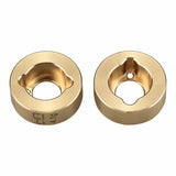 HRASXTY22H Hot Racing Brass 4.1g Rear Hubs, 1/30 Axial SCX30-PARTS-Mike's Hobby