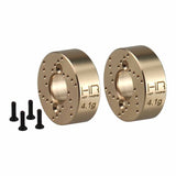 HRASXTY22H Hot Racing Brass 4.1g Rear Hubs, 1/30 Axial SCX30-PARTS-Mike's Hobby