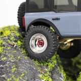 HRASXTY23N02 HOT RACING Aluminum M2 Flange Wheel Nuts, 1/30 Axial SCX30, Red-HARDWARE-Mike's Hobby