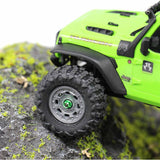 HRASXTY23N05 HOT RACING Aluminum M2 Flange Wheel Nuts, 1/30 Axial SCX30, Green-HARDWARE-Mike's Hobby