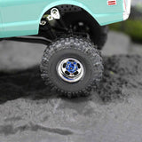 HRASXTY23N06 HOT RACING Aluminum M2 Flange Wheel Nuts, 1/30 Axial SCX30, Blue-HARDWARE-Mike's Hobby