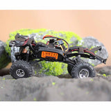 HRASXTY28FB08 HOT RACING Aluminum Front & Rear Flex Blade Suspension Set, 1/30 Axial SCX30-PARTS-Mike's Hobby
