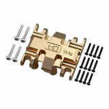 HRASXTY38LH HOT RACING Brass Center Gear Box Mount, 1/30 Axial SCX30-PARTS-Mike's Hobby