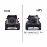 HRASXTY39AW02 HOT RACING Steel +2mm Drive Stub Axles, 1/30 Axial SCX30-PARTS-Mike's Hobby