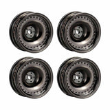 HRASXTY919H01 HOT RACING .7" Brass CL 9.3g Wheels, 1/30 Axial SCX30, Black Chrome (4)-WHEELS AND TIRES-Mike's Hobby