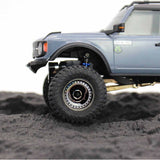 HRASXTY919H01 HOT RACING .7" Brass CL 9.3g Wheels, 1/30 Axial SCX30, Black Chrome (4)-WHEELS AND TIRES-Mike's Hobby