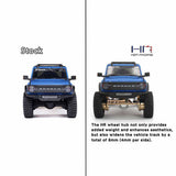 HRASXTY919H08 HOT RACING .7" Brass CL 9.3g Wheels, 1/30 Axial SCX30, Chrome (4)-WHEELS AND TIRES-Mike's Hobby