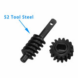 HRASXTY9216 HOT RACING Steel 16T Center Worm Gear Set, 1/30 Axial SCX30-PARTS-Mike's Hobby