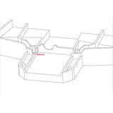 HRAXMX24M01 Hot Racing Aluminum Standard Servo Adapter: Traxxas X-MAXX, MAXX-PARTS-Mike's Hobby