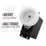 HRC33785S HS-785HB Giant Scale Analog Karbonite Gear Sail Winch Servo-SERVO-Mike's Hobby