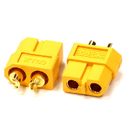 INTC24548 Integy Connector: XT60 Female, 3.5mm (2)-CONNECTORS-Mike's Hobby