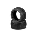 JCO315902 JConcepts 1/10 Double Dees V2 2.2” Rear Buggy Tires and Inserts, Green Compound (2)-WHEELS AND TIRES-Mike's Hobby