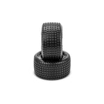 JCO4120-02 JConcepts 1/16 Dirt Trac Mini Rear 2WD Buggy Tires & Inserts, Green Compound (2)-WHEELS AND TIRES-Mike's Hobby