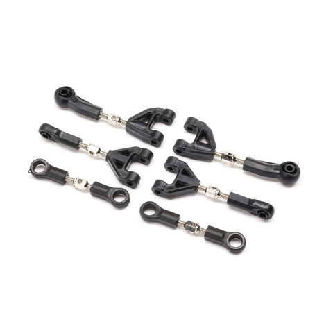 LOS-1923 Adjustable Camber & Steering Link Set: NASCAR-PARTS-Mike's Hobby