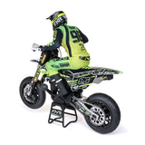 LOS-2310 LOSI 1/4 Promoto-SM FXR Supermoto Motorcycle RTR (Battery and Charger Included), White-Cars & Trucks-Mike's Hobby