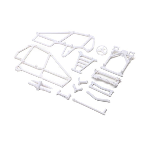 LOS-2409 Cage Set, White: 22S Sprint-PARTS-Mike's Hobby